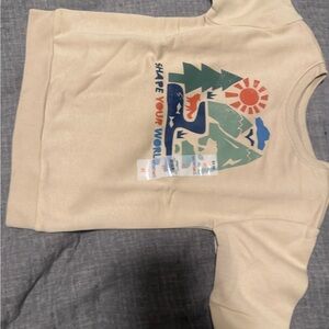 Garanimals Tan and Green Hoodie with Nature Graphic